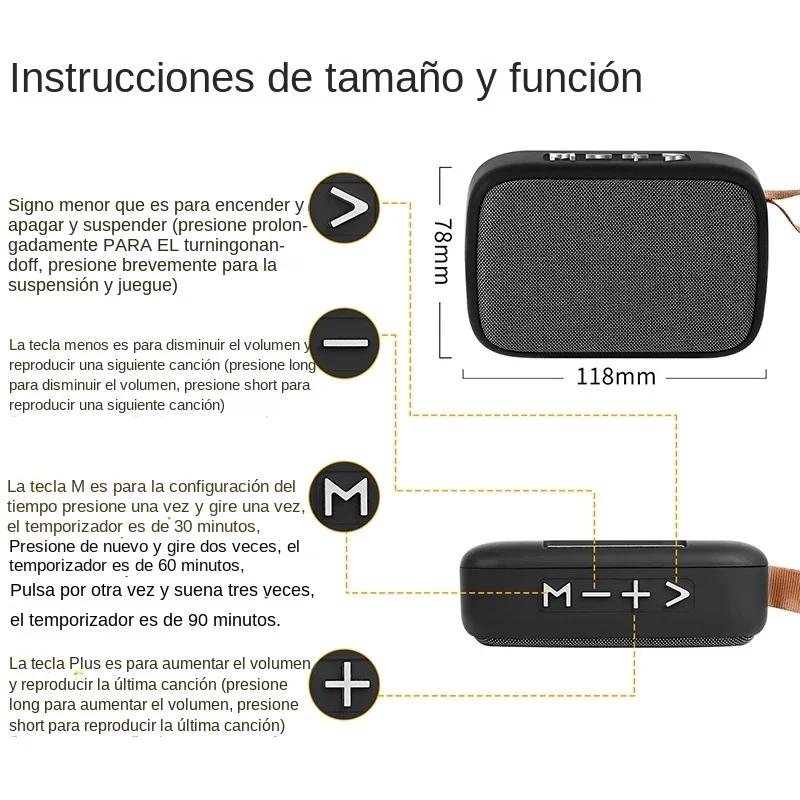 G2 Wireless Bluetooth Speaker Portable ABS Environmentally Friendly Plastic Computer Bluetooth Mini Stereo Suitable For Kitchens - Image 3