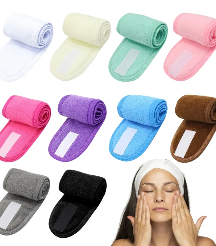 Eyelash Extension Headband Makeup Eyelash Extension Supplies Lashes Accessories Face Washing Bath SPA Facial Adjustable Headband