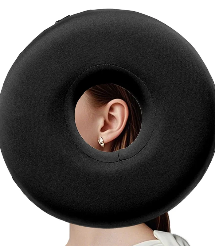 Ear Piercing Pillow for Side Sleepers, CNH and Ear Pain Ear Inflammation,with an Ear Hole Sleeping Pillow, Ear Guard Pillow