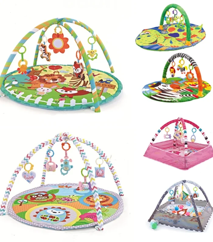 Educational Fitness Frame For Children Play Mat Rack Crawling Blanket Infant Play Rug Gift Kids Activity Mat Gym Baby Toys