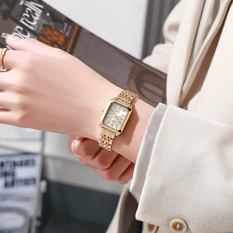 1PCS Fashion Women's Watch Luxury Trendy Versatile Quartz Watch Suitable for Daily Clothing Matching or As a Gift - Image 3