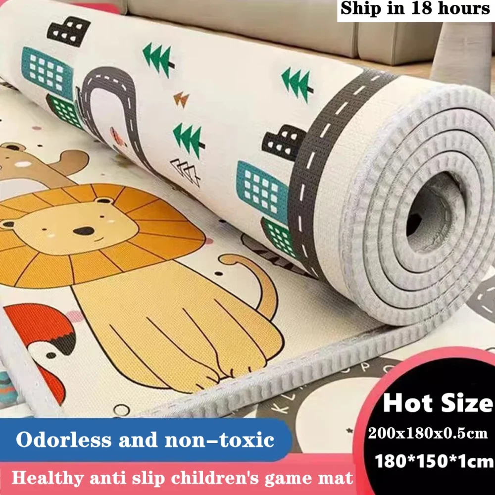 5 sizes to choose Baby Crawling Play Mats Non-toxic High-quality EPE Baby Activity Gym Carpet Baby Game Children's Safety Rug - Image 2