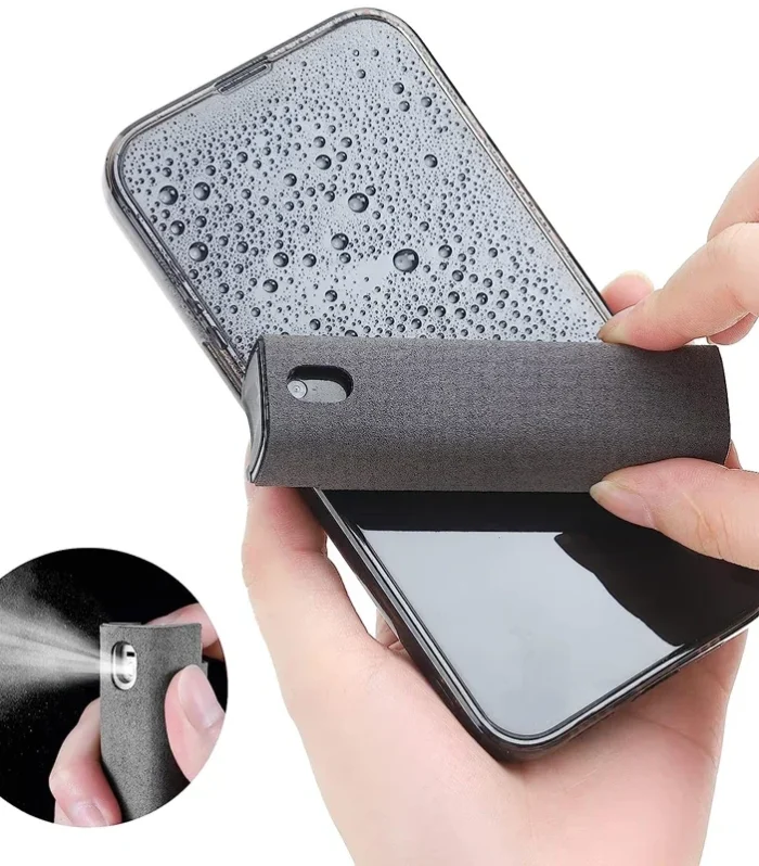 2 in 1 Microfiber Screen Cleaner Spray Bottle Mobile Phone Tablet Computer Microfiber Cloth Cleaning Wipes For iPhone Samsung Mi
