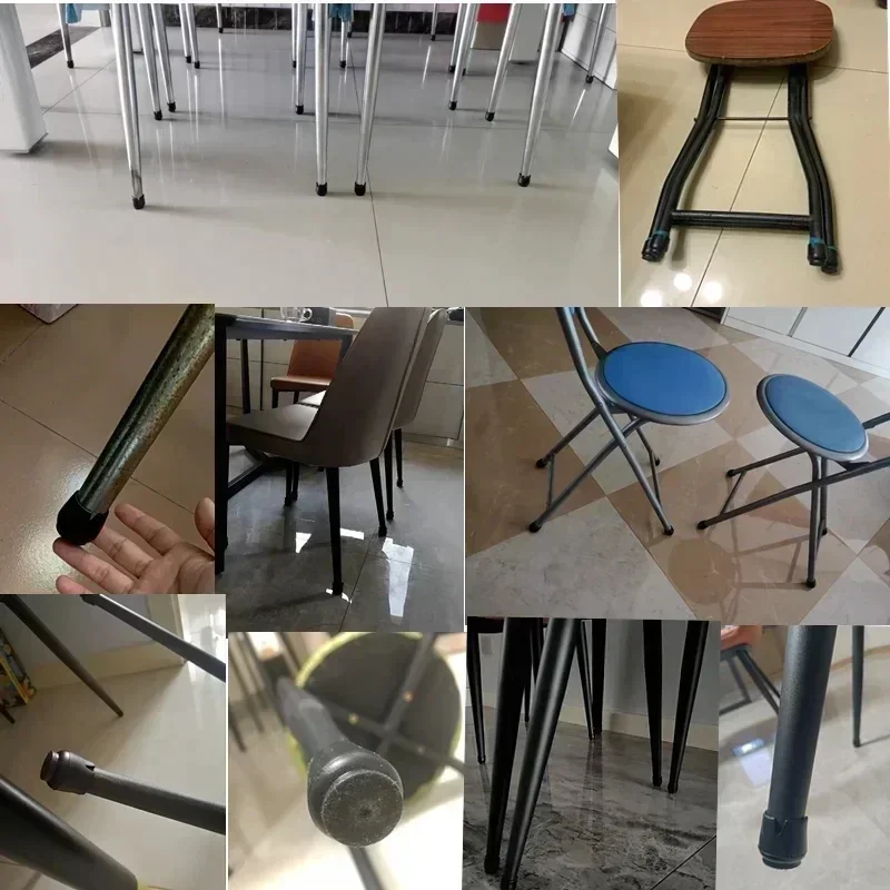 16Pcs round Table & Chair Leg Pads with Felt Non-Slip Mute Furniture Feet Bottom Cover Cap Wood Floor Anti-Scratch Protector Mat - Image 3