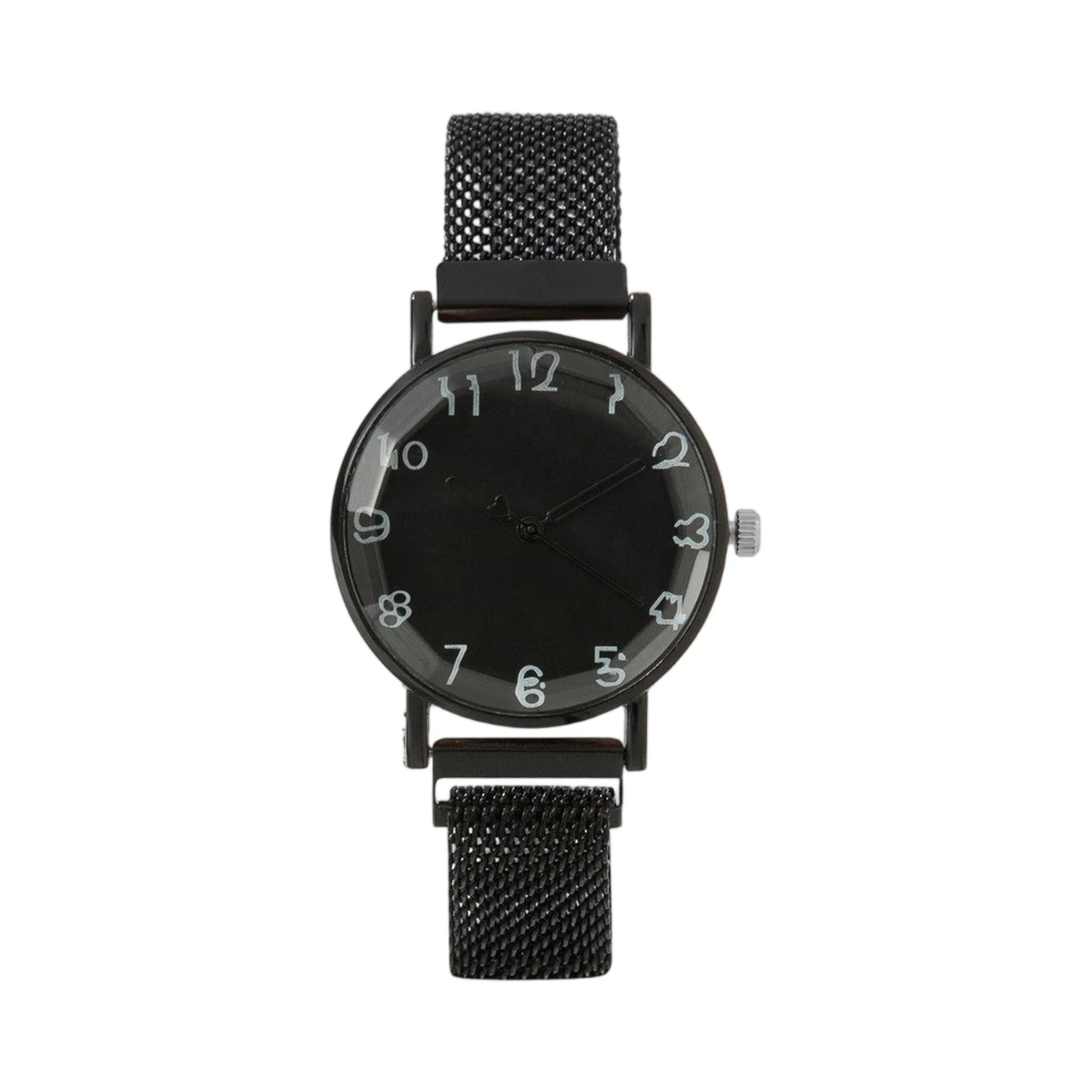 Women New Popular Mechanical Watch Simple Style Metal Mesh Belt Quartz Movement Wristwatch Female Daily Vintage Hand Wear - Image 3