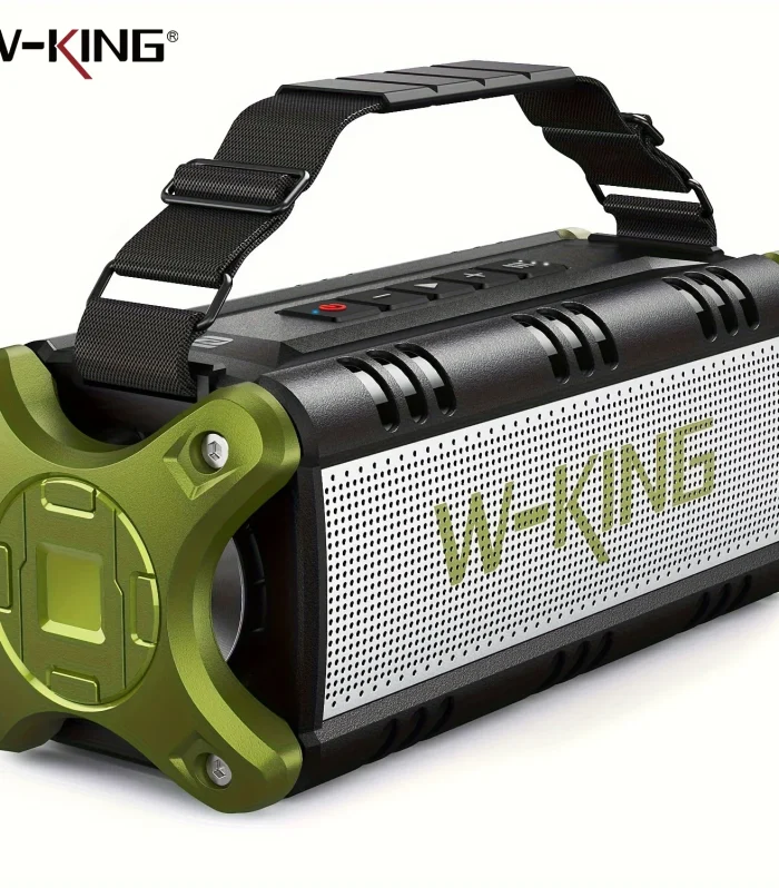 W-KING 50W RMS Bluetooth Speaker, Portable Speakers Bluetooth Wireless Loud, IPX6 Waterproof Outdoor Large Speaker
